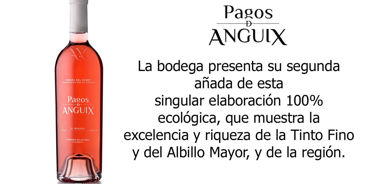  El Rosado 2021 de Pagos de Anguix, elegante y versátil, es un homenaje a los históricos claretes de Ribera del Duero
