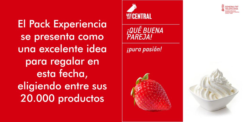  El Mercado Central invita a sus clientes a ‘emparejar’ alimentos por San Valentín