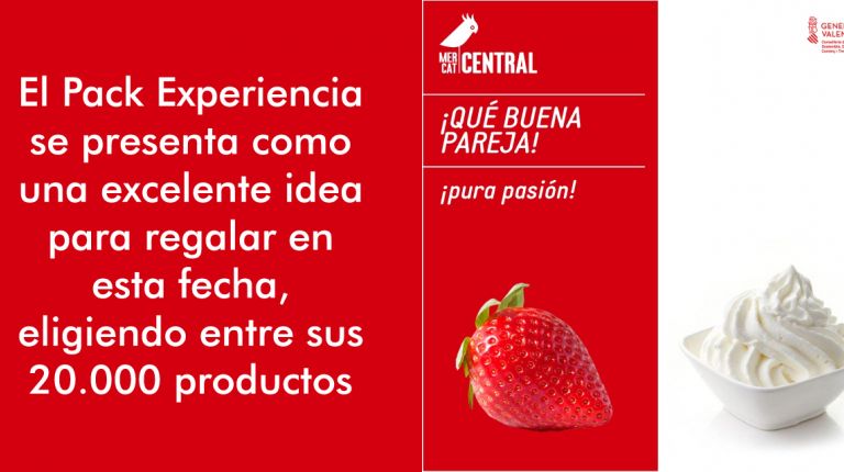 El Mercado Central invita a sus clientes a ‘emparejar’ alimentos por San Valentín