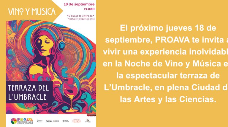 Segunda edición de la Noche de Vino y Música en el L'Umbracle