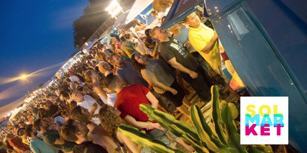  El festival de ocio SOLMARKET triplica su oferta y llega a El Puig con más de 30 foodtrucks y 20 conciertos en 6.000 m2 de playa
