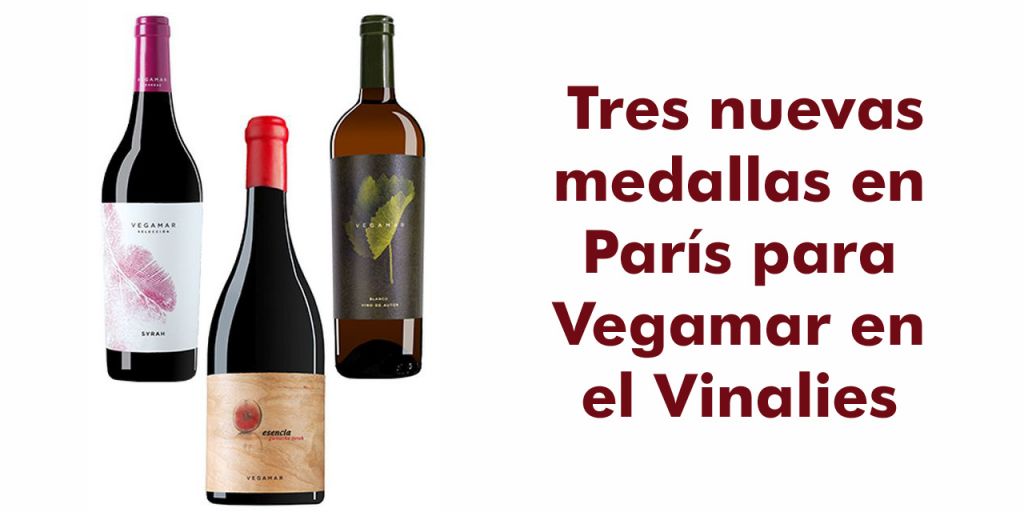  Tres nuevas medallas en París para Vegamar en el Vinalies