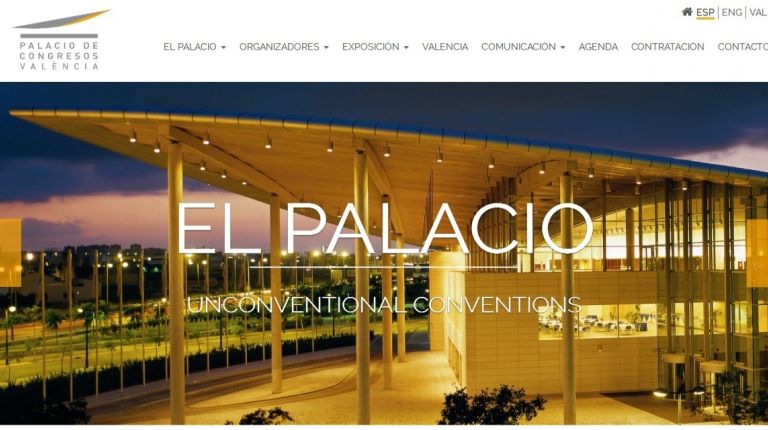 EL PALACIO DE CONGRESOS DE VALÈNCIA ESTRENA PÁGINA WEB MÁS ACCESIBLE E INTERACTIVA